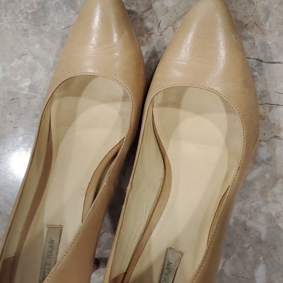 Cole Haan tan leather dress heels pumps size 8.5B - Picture 12 of 15